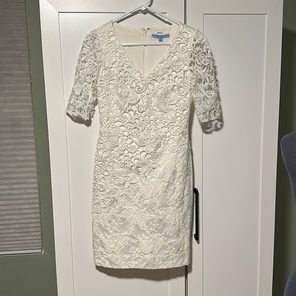 ANTONIO MELANI | Dresses | Antonio Melanie White Lace Dress | Poshmark